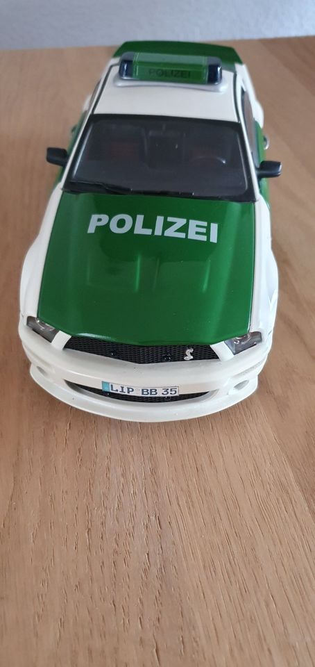 FORD Mustang Shelby GT 500, 2007, Polizei mit Licht, 1:18, UNIKAT in Lemgo