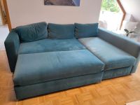 Blaue Couch/Sofa mit Schlaffunktion Bayern - Obertraubling Vorschau