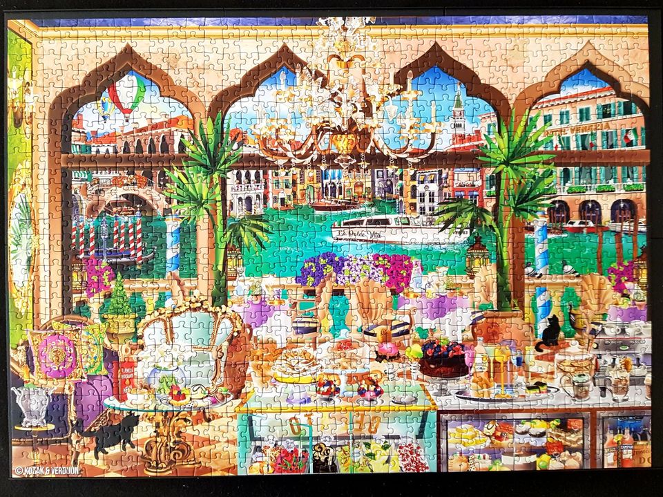 RAVENSBURGER US Puzzle VENICE ... WANDERLUST 1000 Teile wie neu in Wülfrath