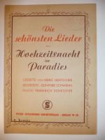 Notenalbum "Hochzeitsnacht im Paradies-Schönste Lieder" Klavier Baden-Württemberg - Ditzingen Vorschau