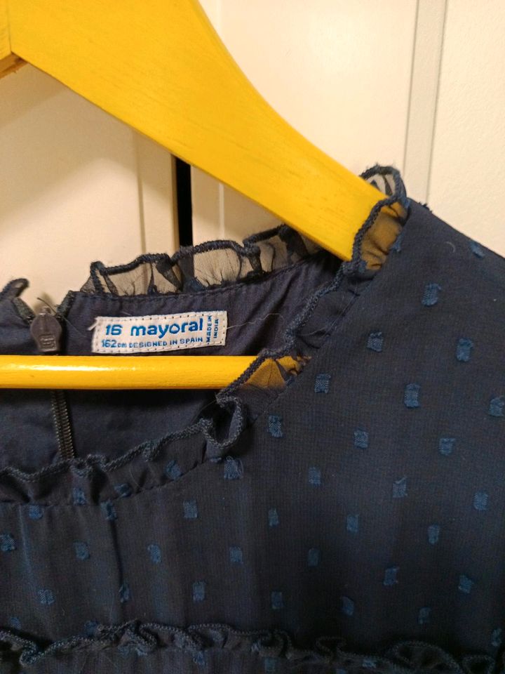 Festliche Kleid Mayoral  Neu 164 Tüll Marineblau in Bensheim