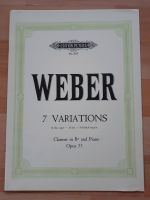 Weber 7 Variationen für Klarinette und Klavier Peters Nordrhein-Westfalen - Morsbach Vorschau