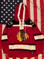 Chicago Blackhawks Lace-Up Jersey Hoodie Pullover NHL Eishockey Niedersachsen - Ahlerstedt Vorschau