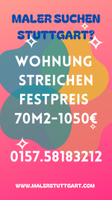 Maler Painter Malerei Malerarbeiten Wohnung streichen Maler Anstrisch Malerei Festpreis mit Farbe!! Lackierer Umkreis Baden-Württemberg Stuttgart - Stuttgart-Mitte Vorschau