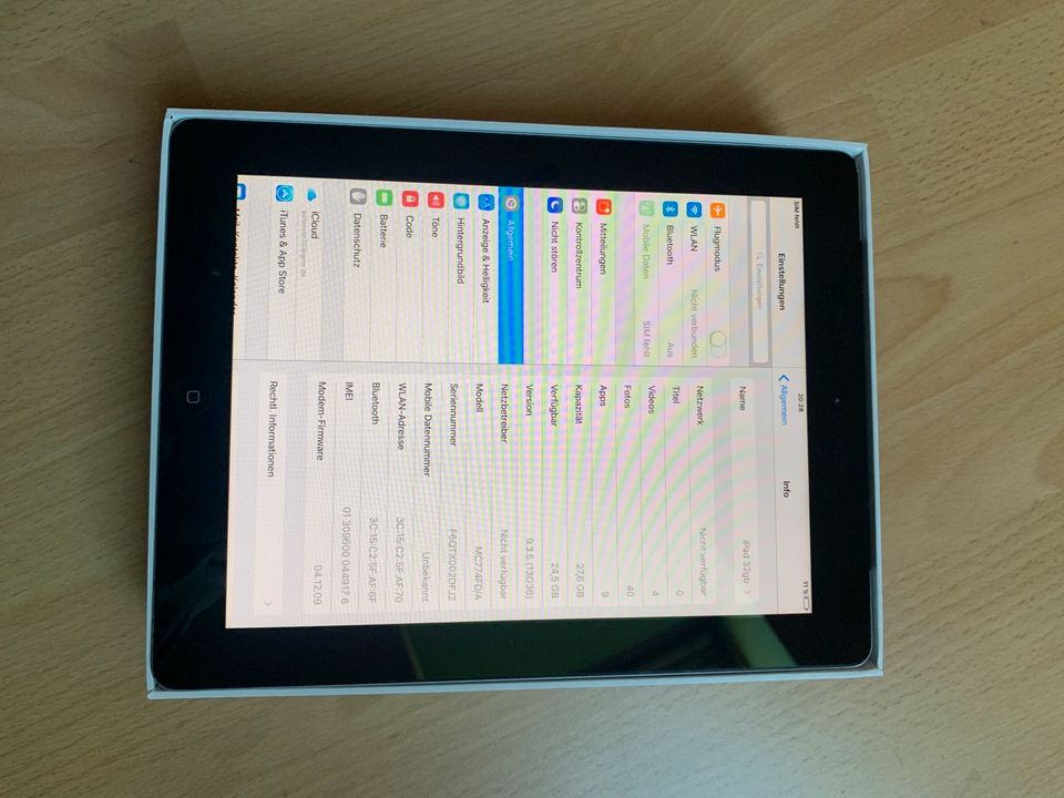 Apple iPad 2 , 32GB, WI-FI- Spacegrau, Model 1396 in Nürnberg (Mittelfr) -  Oststadt | eBay Kleinanzeigen ist jetzt Kleinanzeigen