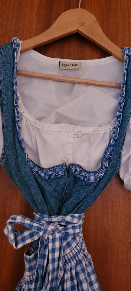 Hammerschmid Jeans Dirndl Gr. 36 inkl. Bluse in Gaimersheim