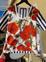 Dolce & Gabbana Bluse Shirt Rosen Blumen Print Designer Natur Bayern - Forchheim Vorschau