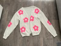 Cardigan kuschlig weiß pink XS/S Rostock - Reutershagen Vorschau