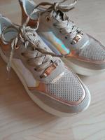 Ara Sneaker Gr.36 Nubukleder Beige Rosegold Schuhe Damen Niedersachsen - Braunschweig Vorschau