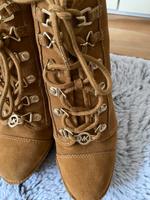 ORIGINAL MICHAEL KORS PLATEUSTIEFELETTE GR 8M ( 38) BRAUN / GOLD Bayern - Landshut Vorschau