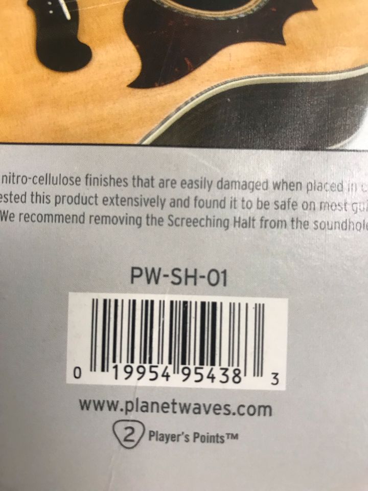 Planet Waves Schallloch-Einsatz verhindert Feedback Pw-Sh-01 in Hamburg