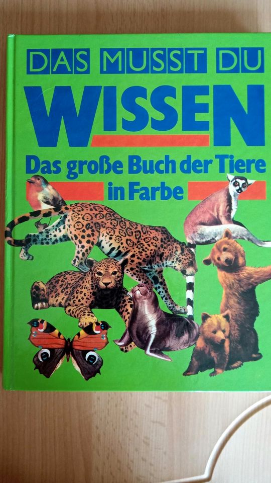 Das musst du Wissen, Tierbuch, Tierlexikon, Kinder, Jugend, top!! in Königsbach-Stein 