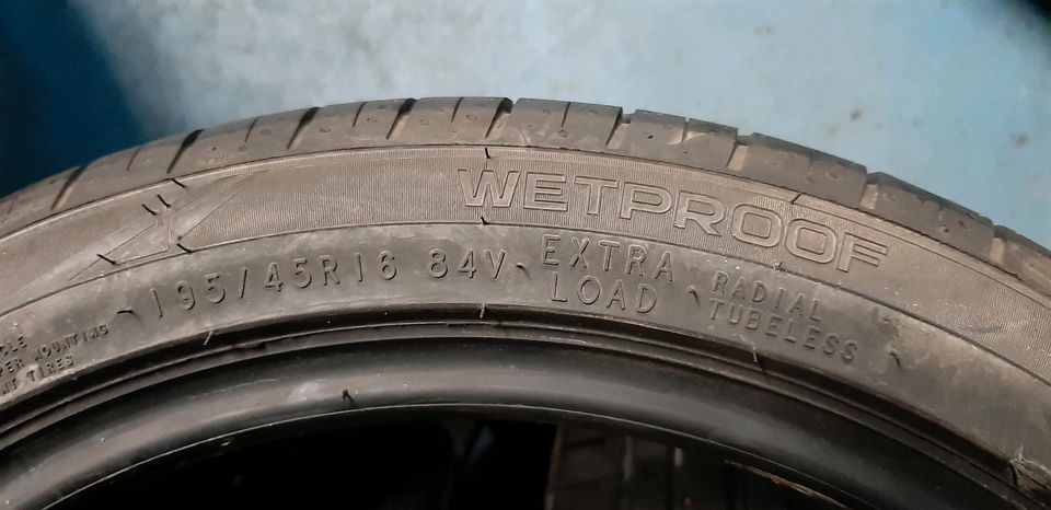 Nokian Wetproof 195/45 R16 Sommerreifen in Patersberg