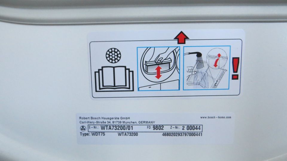 Bosch Abluftwäschetrockner in Straßberg