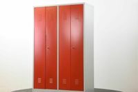 Büromöbel Garderobenschrank,180x117x50cm,rot/lichtgrau,ArtNr36813 Nordrhein-Westfalen - Zülpich Vorschau