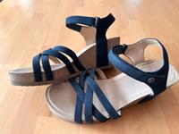 Rieker Keilsandalette dunkelblaue Riemchen Gr. 39 Bayern - Konradsreuth Vorschau