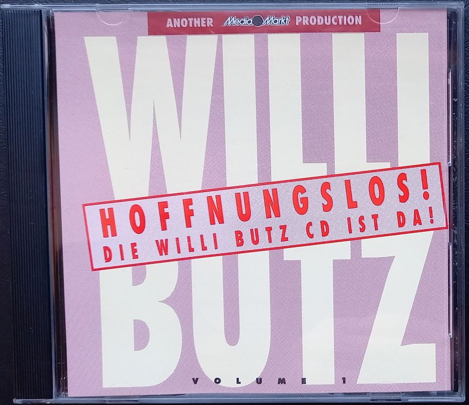 Lustig > WILLI BUTZ - Hoffnungslos! - Original-CD von 1993 in Pürgen
