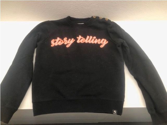 Garcia Sweatshirt schwarz Gr. 152/158 "story telling" in Offenburg