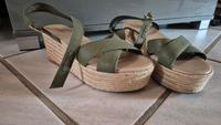 1x getragene Sandalen mit Plateu Wedges Größe 39 Rheinland-Pfalz - Marzhausen Vorschau