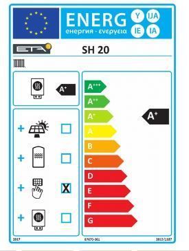 ETA Holz Heizung SH 20 Paket - 1xSP825/1xSPS825 11021S-T-02 in Dermbach