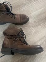 Leder Schuhe von Andrea Sabatini Größe 38 Stiefel Niedersachsen - Jever Vorschau