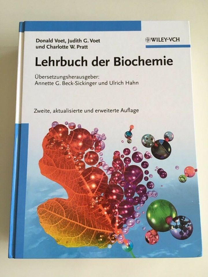 Lehrbuch der Biochemie Voet Voet 2. Auflage in Ritterhude