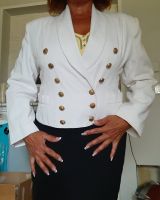 Blazer, Taillie, weiß, Gr. 38, chic, elegant, Marine Look Berlin - Marienfelde Vorschau