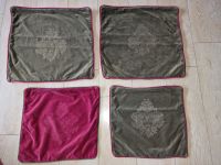 4 Kissen Bezüge neuwertig grün pink 50x50 und 40x40 Nordrhein-Westfalen - Neuss Vorschau