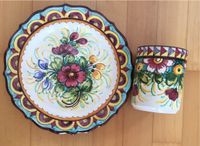 Italienische Keramik Wandteller und Vase Nordrhein-Westfalen - Iserlohn Vorschau