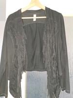 Tredy Fransenjacke in Schwarz Gr. 40 Niedersachsen - Barsinghausen Vorschau