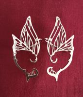 Elfenohren Ohrstecker Mädchen Fasching Modeschmuck Schmetterling Thüringen - Bad Frankenhausen/Kyffhäuser Vorschau