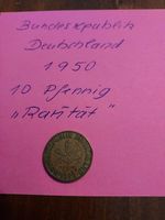 10 Pfennig von 1950, Prägung J, Rarität , sehr selten ! Gebraucht Lindenthal - Köln Weiden Vorschau