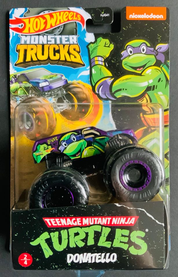 HOT WHEELS - 4x MONSTER TRUCK TEENEGER MUTANT NINJA TURTLES in Hannover