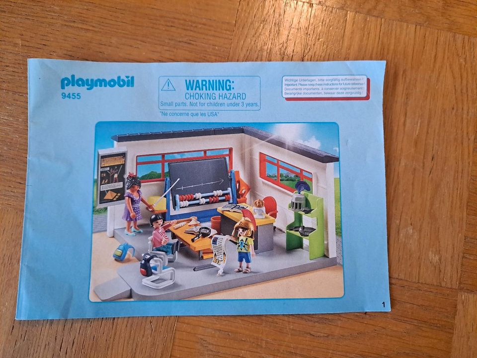 Playmobil Klassenzimmer Geschichtsunterricht in St. Michaelisdonn