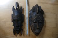 2 afrikanische Masken aus Holz als Wanddekoration Brandenburg - Brieselang Vorschau