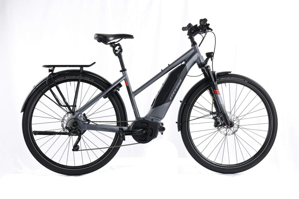 Stevens E-6X Tour - 2022 - 46 cm | nur 2441 km | Bosch Performance Line (65 Nm) 500 Wh | UVP 3.699 € | 1 Jahr Garantie | E Bike Trekking in Ottobrunn