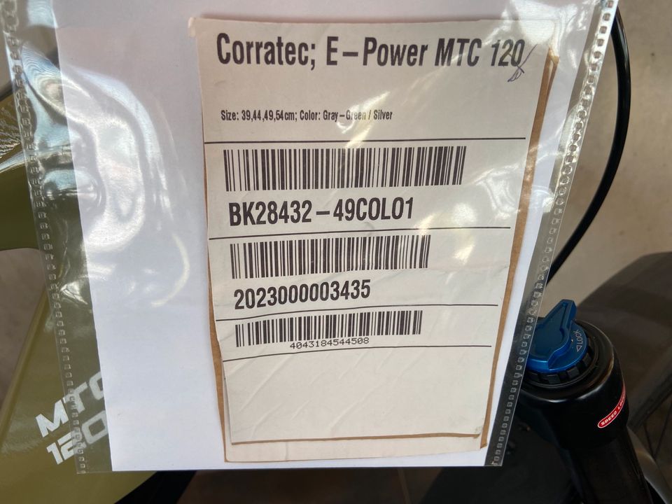 CORRATEC E-Power MTC 120 i625Wh CX 2023 #BK28432 in Grafenau
