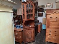 alter Eckschrank (Vitrine, Buffet) schwere Eiche massiv Nordrhein-Westfalen - Rheine Vorschau