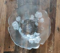 Deko Schale, Glas, Rose, groß, Durchmesser 36 cm Bayern - Schongau Vorschau