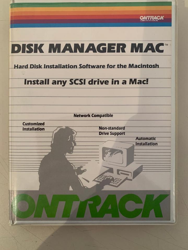 Apple Macintosh Ontrack DiscManager SCSI Software inkl. Versand in Wuppertal