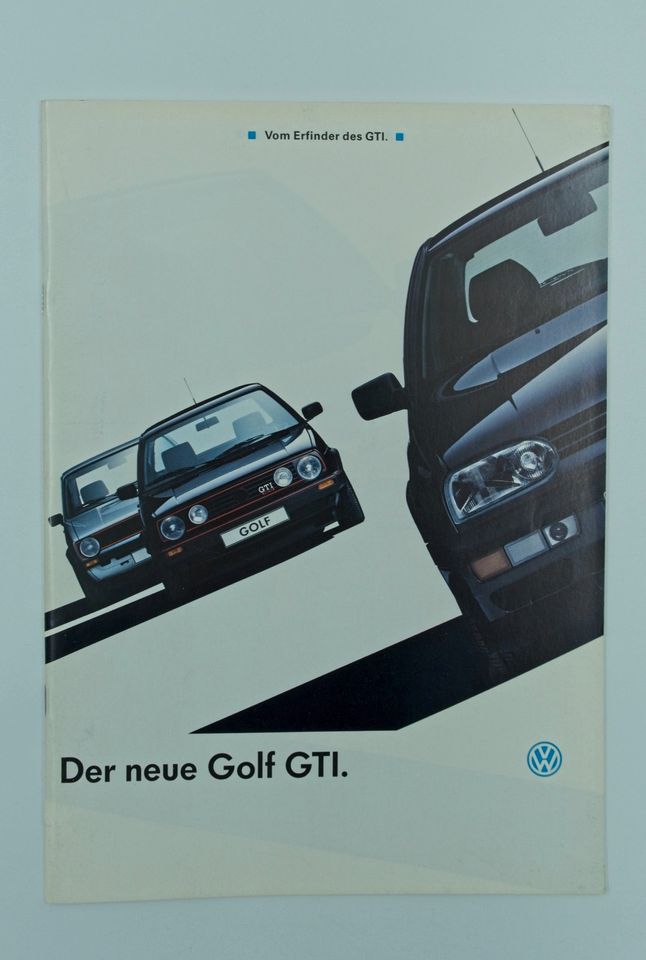 Prospekte Kataloge VW Golf III und VW Golf GTI in Wendelstein