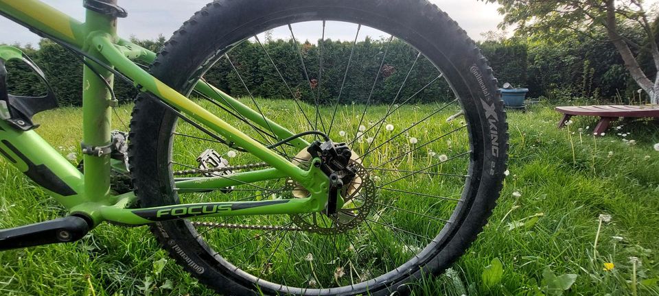 Focus Whistler Elite 27" MTB grün green neon Fahrrad Mountainbike in Leidersbach