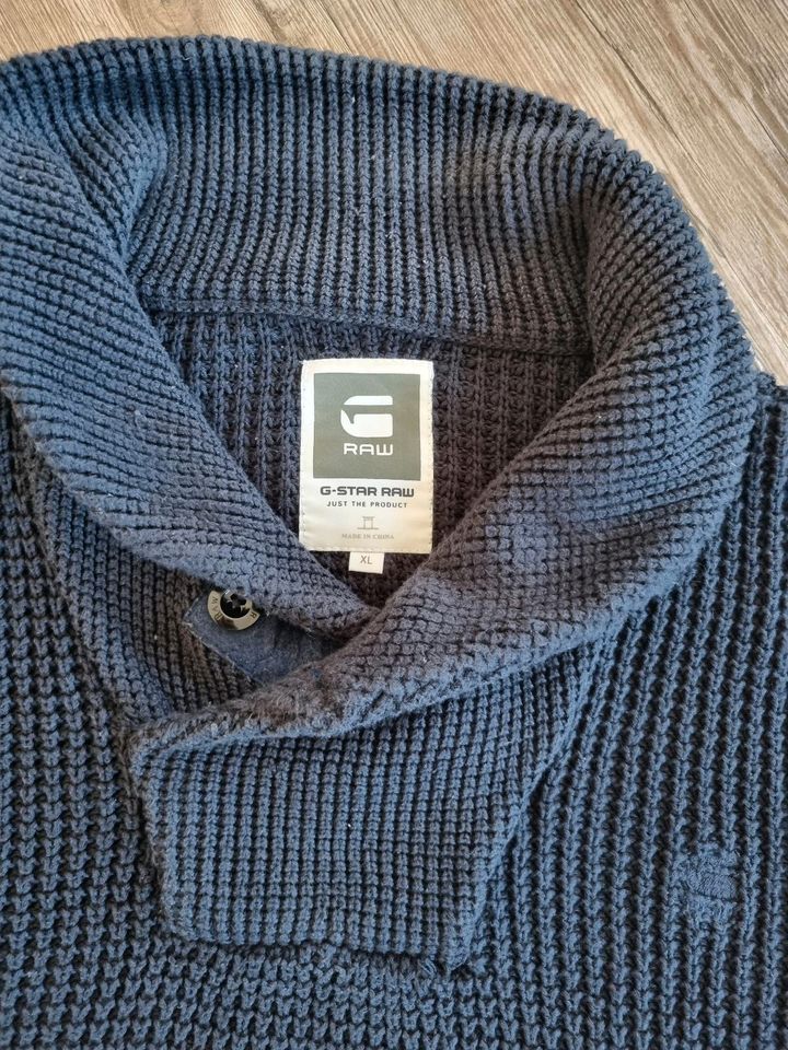 G-Star RAW Strickpullover XL, marineblau in Rostock