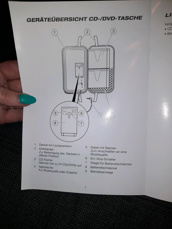 CD/DVD Tasche mit Lautsprechersystem in Kaiserslautern