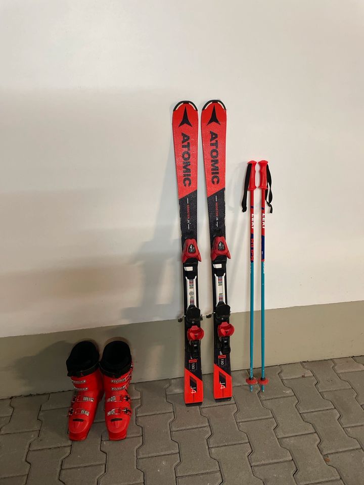 ATOMIC SKi REDSTER J4 I 130CM I SCHUHE 25-25.5  (Ski Set) in Vaterstetten