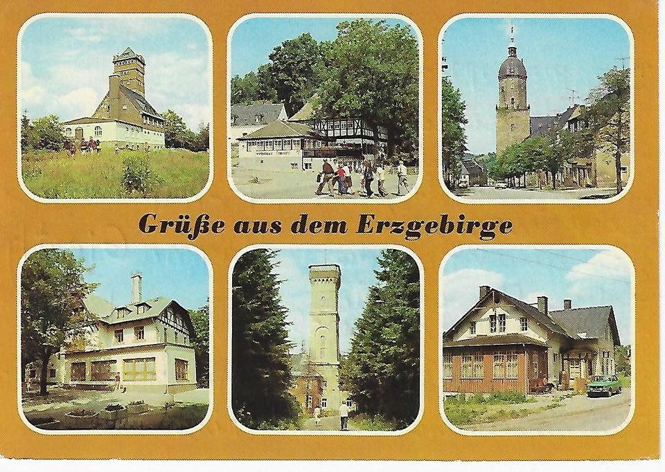 viele Postkarten aus dem Erzgebirge Sachsen Deutschland / DDR in Siegen