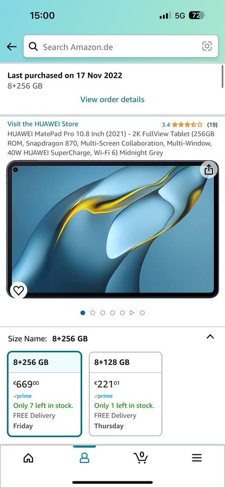 Huawei Media Pad Pro 10.8 (2021) in Dienheim