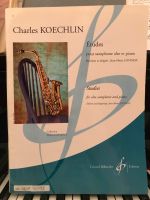 Saxophon Noten Koechlin 15 Etudes - für Alt Saxophon und Klavier Köln - Mülheim Vorschau