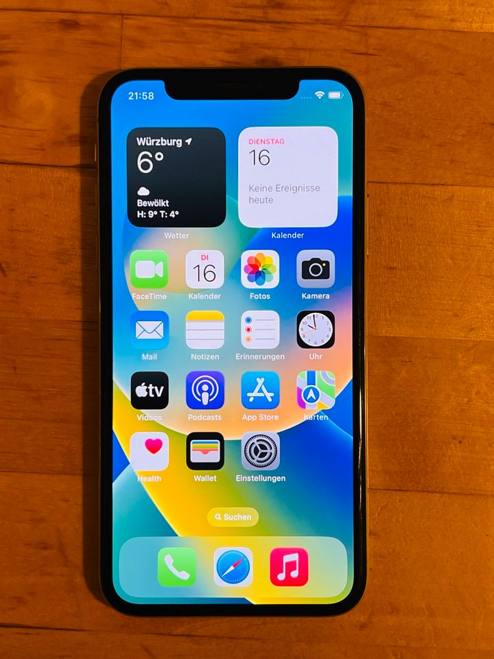 IPhone X 256G weiß in Würzburg