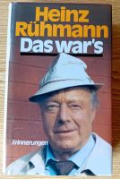 Verkaufe mein gebrauchtes Buch Das war's (-Heinz Rühmann-) Nordrhein-Westfalen - Bergisch Gladbach Vorschau